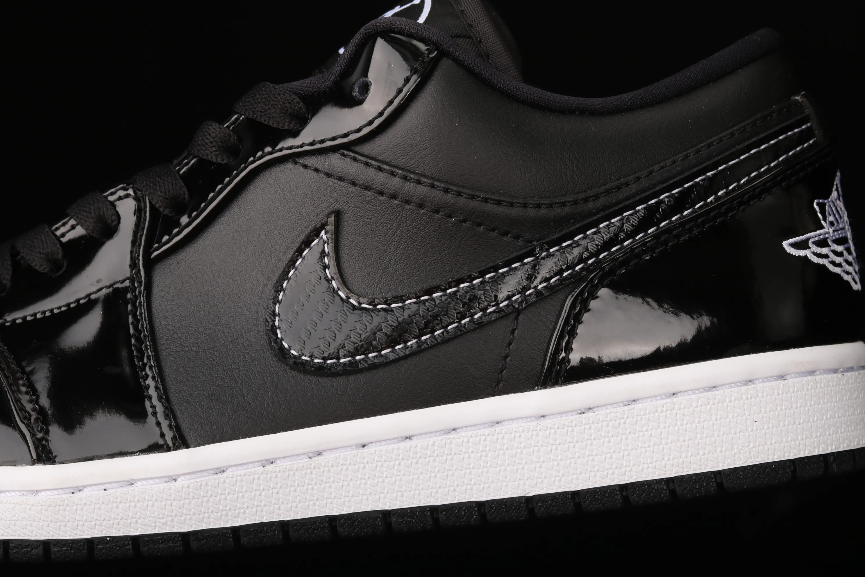 All categories Air Jordan Jordan series basketball shoes Air Jordan 1 Low G version pure original Air Jordan 1 Low ASW AJ1 Joe 1 low-top all-star patent leather black low-top basketball shoes DD1650-001